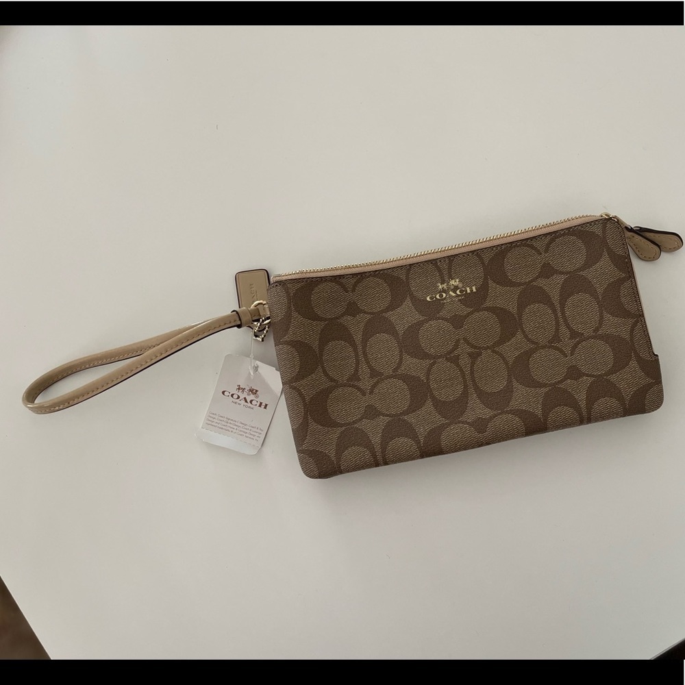 Coach NWT double zip wallet/wristlet - Picture 13 of 16
